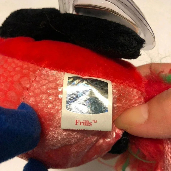 Vintage Ty Beanie Babies Frills the Parrot 2001 - Picture 6 of 6